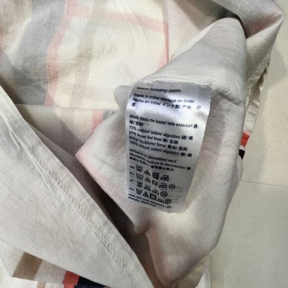 Tommy Hilfiger Dress Plaid Cotton Linen Sleeveless Women’s XS - Picture 13 of 14